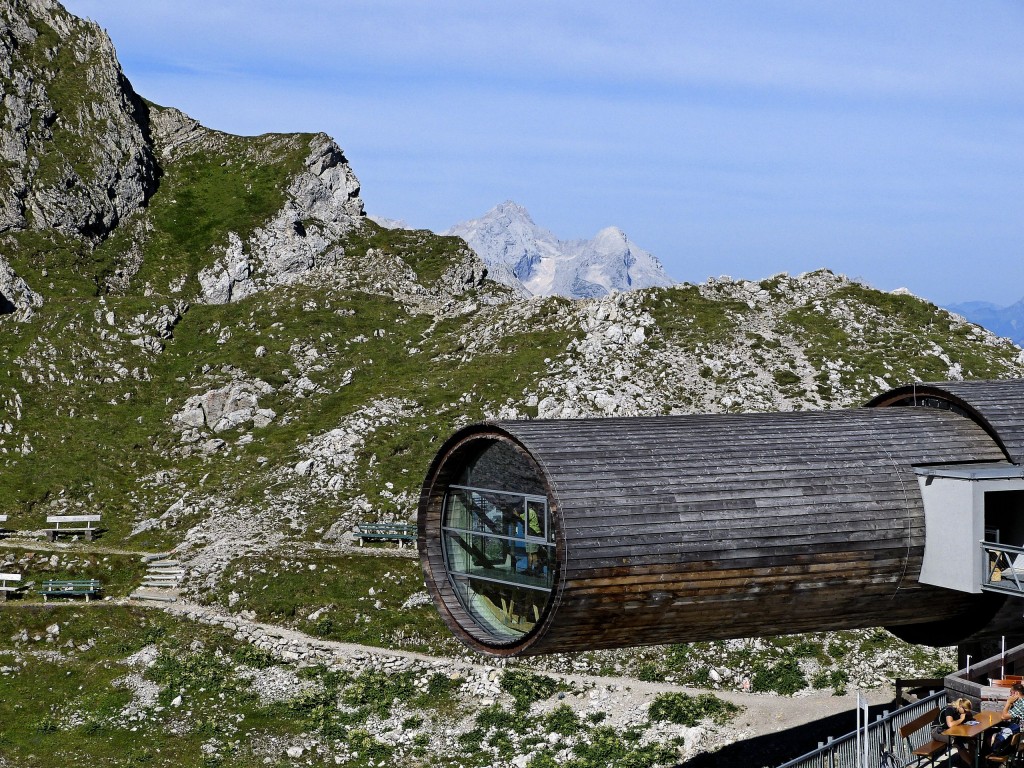 Ausblickrohr bei Karwendel Bergstation