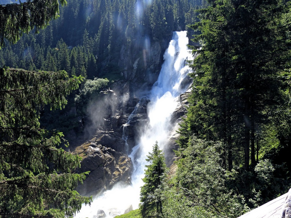 Der obere Krimml Wasserfall